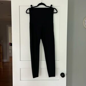Poshdiva maternity black athletic leggings